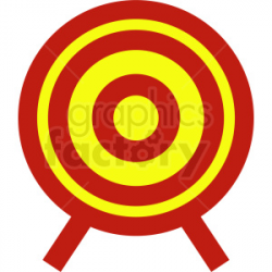 vector target icon clipart. Royalty-free clipart # 409086