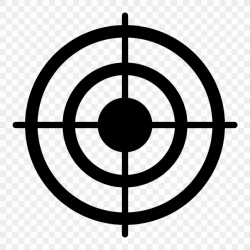 Vector Graphics Clip Art Shooting Targets Bullseye, PNG ...