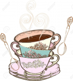 Afternoon tea clipart free. in 2019 | Tea cups, Tea, Vintage tea
