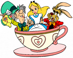 Alice In Wonderland Mad Hatter Tea Party Clip Art Images ...