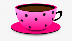Pink Tea Cup Clipart - Cartoon Pictures Of Cup Transparent ...