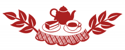 Retro Clip Art - Tea Time Silhouettes - The Graphics Fairy