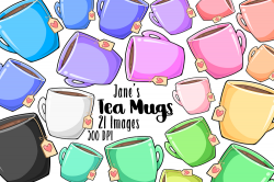 Kawaii Tea Clipart