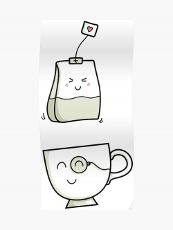 Cute Kawaii Tea Love (version 2) | Poster