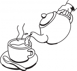 Free Tea Party Clipart Black And White, Download Free Clip ...