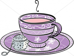Old Fashioned Tea Diffuser | Tea Time Clipart