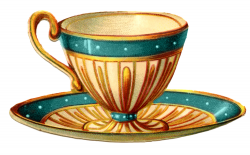 Teacup victorian tea cup clipart collection - ClipartAndScrap