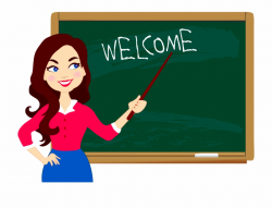 Student Education Welcome - Blackboard With Teacher Clipart Free PNG ...