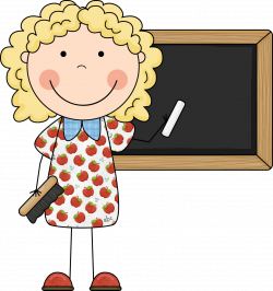Kindergarten Teacher Clip Art | Classroom Decoration | Education ...