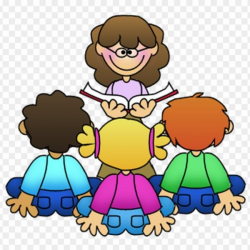 Guided Reading Teacher Student Clip Art – Preschool Teacher Clipart ...