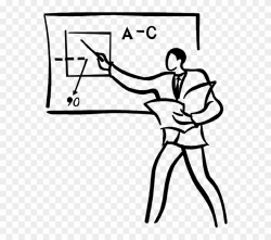 Drawing Teaching Teacher Line - Teacher Clipart (#1255762 ...