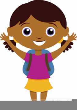 Girl Going To School Clipart | Free Images at Clker.com ...