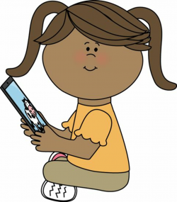 Cute kids with technology clipart - Clip Art Library