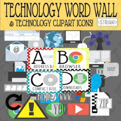 TECHNOLOGY ABC BUNDLE! CLIPART AND WORD WALL!