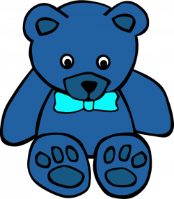 Blue teddy bear clipart 3 – Gclipart.com