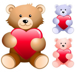 Free Teddy Bear Heart Clipart and Vector Graphics - Clipart.me