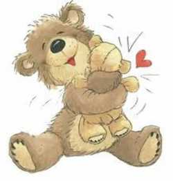 ʕ •́؈•̀ ₎♥ Bear Hug | TEDDY BEAR | Tatty teddy, Bear clipart, Cute ...