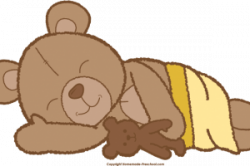 Sleeping teddy bear clipart » Clipart Portal