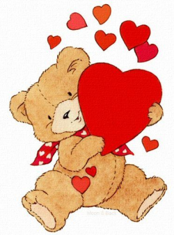 VALENTINE\'S DAY TEDDY BEAR CLIP ART | TeD E bEaRs | Bear valentines ...
