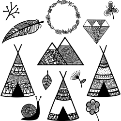 Mountain Clipart Black And White | Free download best ...