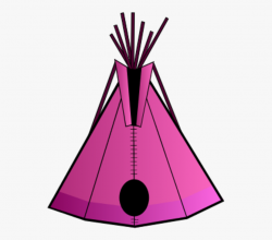 Indian Tent Vector Clip Art - Native American Teepee Cartoon ...