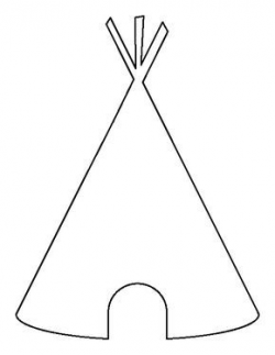 Pin by Barb Pollock on scouts | Teepee pattern, Templates ...