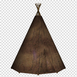 TeePee, brown tipi tent transparent background PNG clipart ...