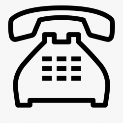 Clipart Telephone Old School - Transparent Background Phone ...