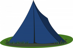 Free Clipart: Blue Ridge Tent | stevepetmonkey