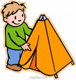 children at play, kids, boy with tent Royalty Free Vector ...