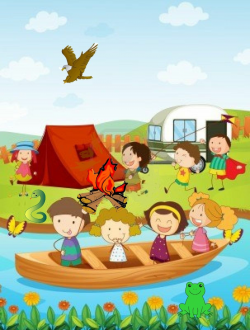 Camping Tent Clip Art | Cartoon kids, Camping, Camping with kids