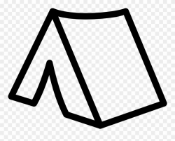 Tent Clipart Outline - Icon Tent - Png Download (#381388 ...