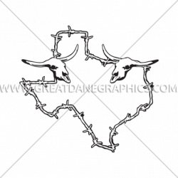 Texas Barbed Wire Background | Production Ready Artwork for ...