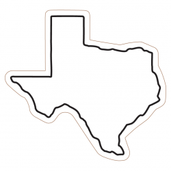 Texas Outline Vector - Gallery - Clip Art Library