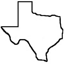 Best Photos of Template Of Texas - Texas State Outline ...