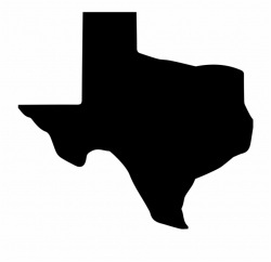 Texas, Shape, Poster, Black, Black And White Png Image ...