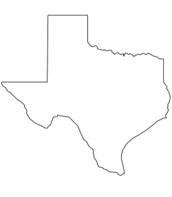 Printable Shape of Texas from PrintableTreats.com ...