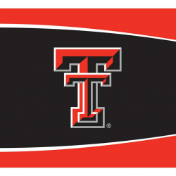 Texas Tech Red Raiders 7\' x 8\' 2-Piece Logo Split Garage Door Decor