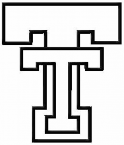 Texas Tech black and White logo for pattern plans | Texas ...