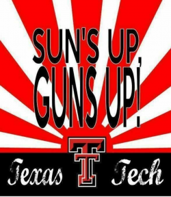 Sun\'s Up Guns Up! #TTAA #SupportTradition #TexasTech | Texas ...