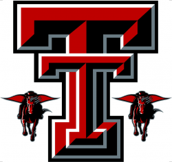 Texas Tech logo with masked rider on both sides - Lubbock ...