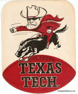 Vintage Texas Tech Red Raider Logo | Texas tech red raiders ...