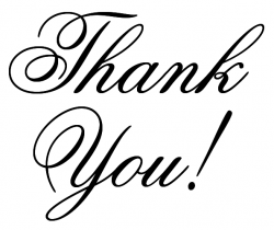 Thank You Clipart #1045 | Celebrate | Calligraphy, Calligraphy t ...