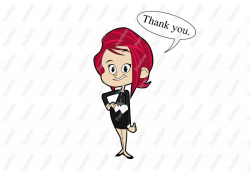 Thank you cartoon clip art - AbeonCliparts | Cliparts & Vectors