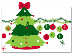 Christmas thank you clip art - WikiClipArt
