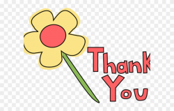 Thank You Clipart Banner - Thank You Flowers Clipart - Png Download ...