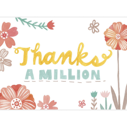 Thanks a Million - Tree Free Greetings