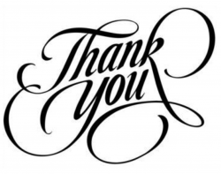 Thank You Transparent Clipart