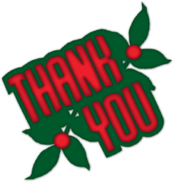 Holiday thank you clip art free clipart images 4 - Clipartix