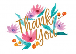 Soft Flowers - Thank You Card Template (Free) | Greetings Island